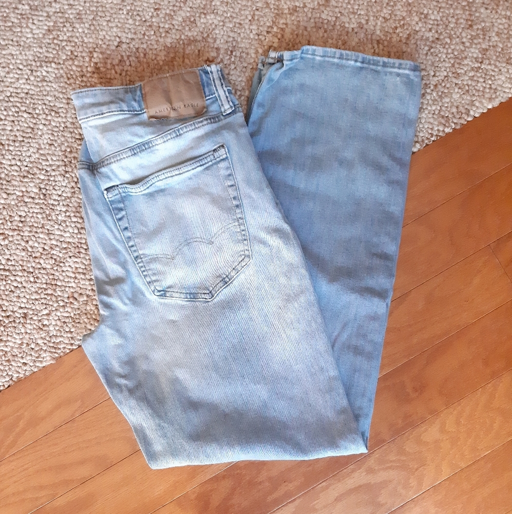 American Eagle Relaxed Straight Jeans size 30X32 - Picture 3 of 14